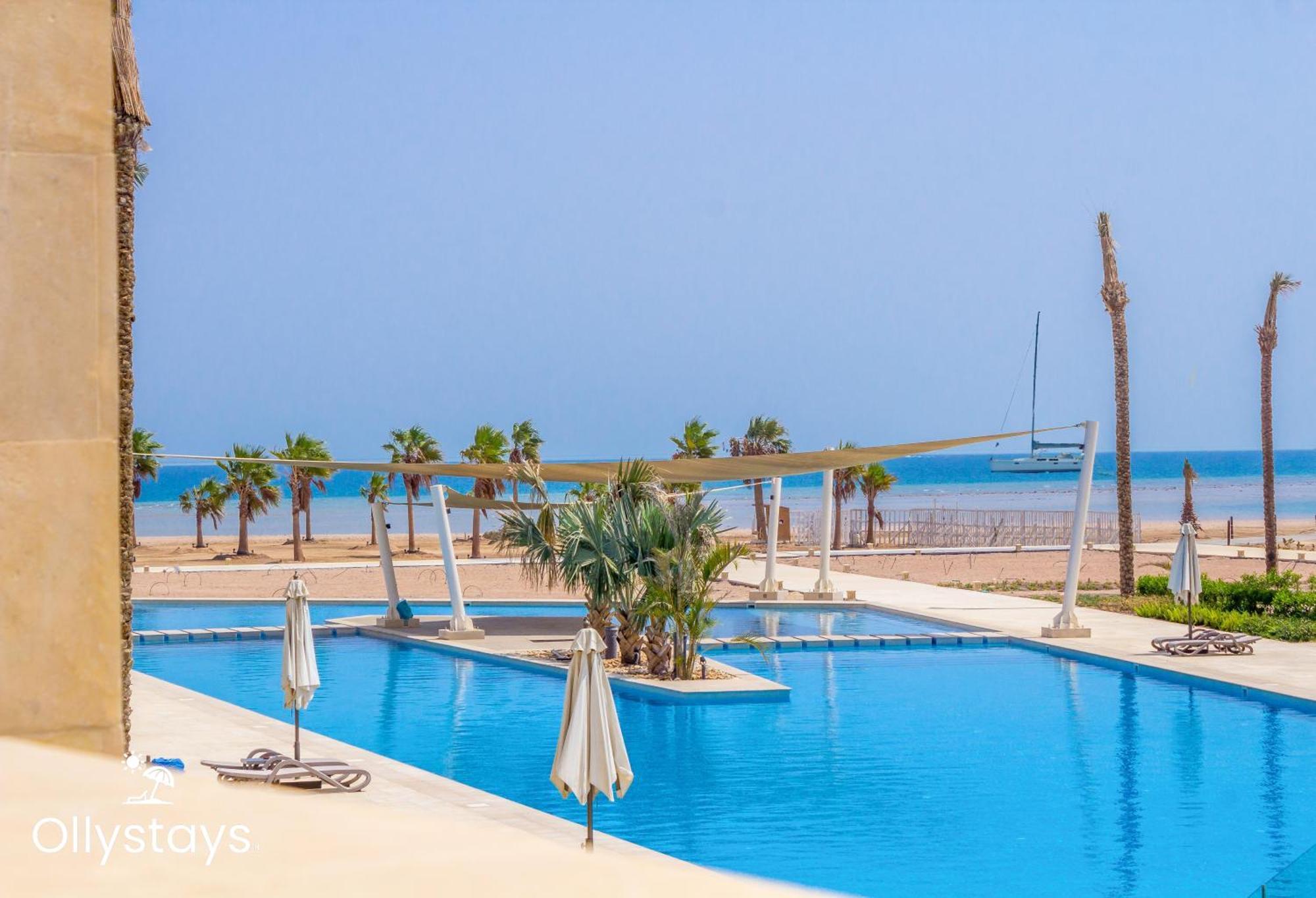 הורגהדה Ollystays Mangroovy Seaview 1Br Beach And Pool Free Access מראה חיצוני תמונה