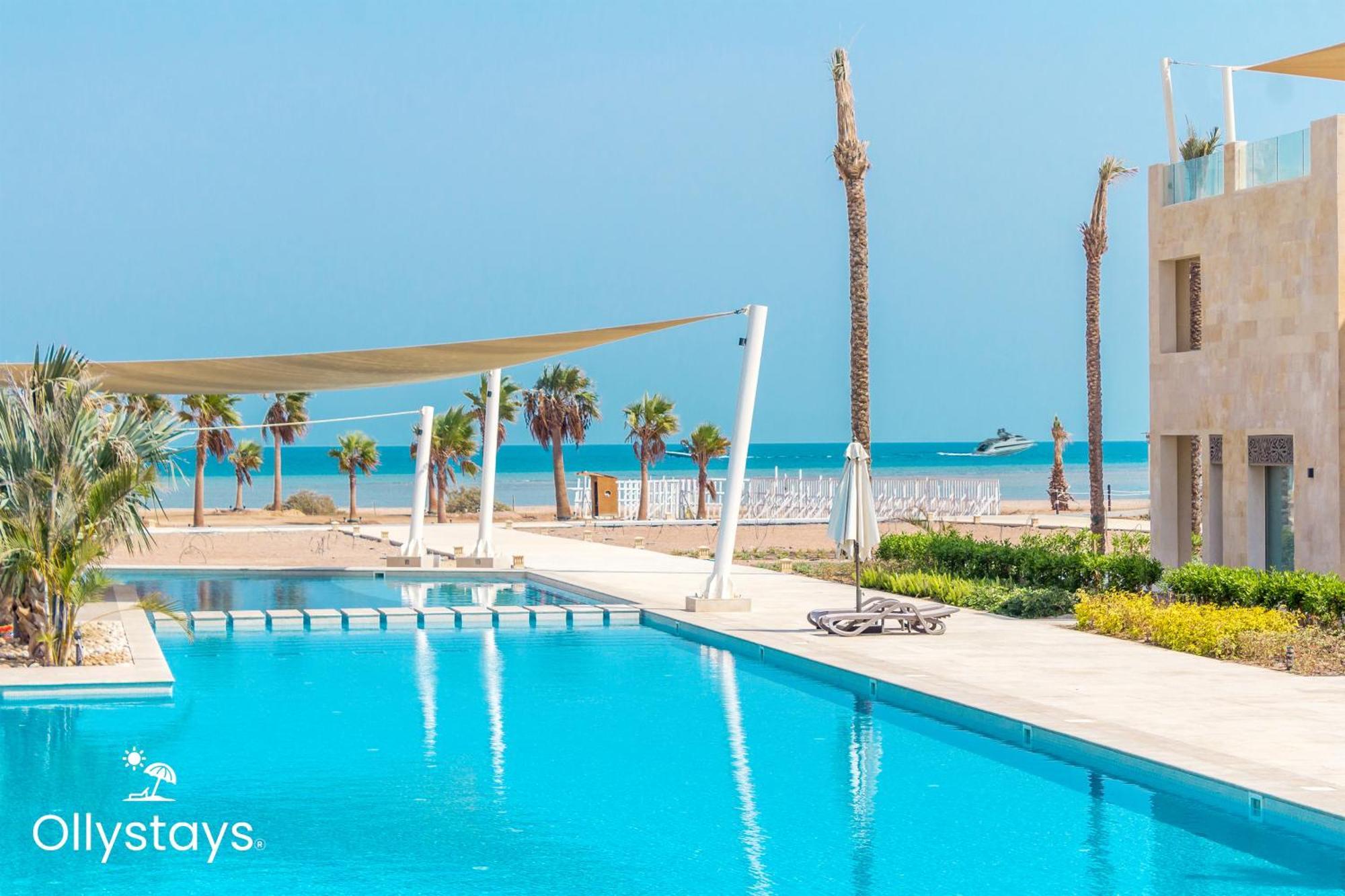 הורגהדה Ollystays Mangroovy Seaview 1Br Beach And Pool Free Access מראה חיצוני תמונה